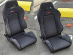 RECARO SR-3 EK9 DC2 Schwarze Recaro Sitze ABE KBA Paar